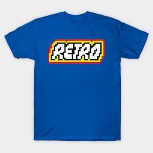 Retro | 8-Bit 80s Geek Logo T-Shirt